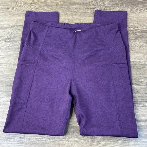 Zyia Active Women’s Purple Crop 25” Leggings - Picture 1 of 8